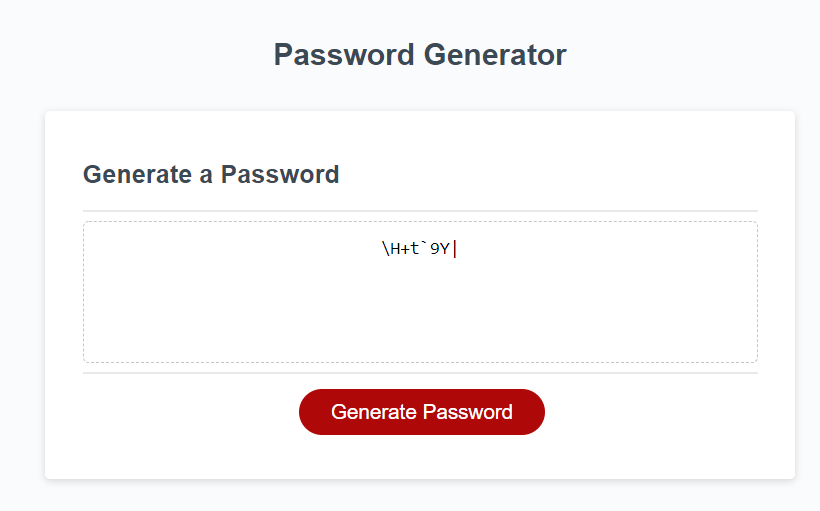 password generator
